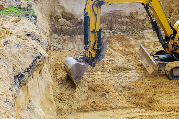 Pile Foundation - excavation project by Coulee Country Excavating in West Salem, WI