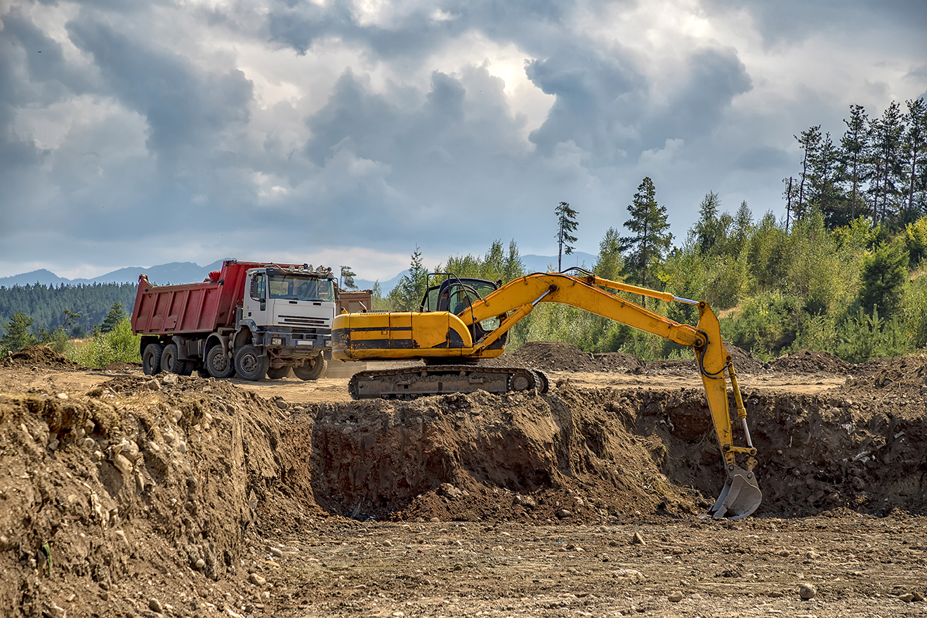 Construction Site - excavation project by Coulee Country Excavating in West Salem, WI